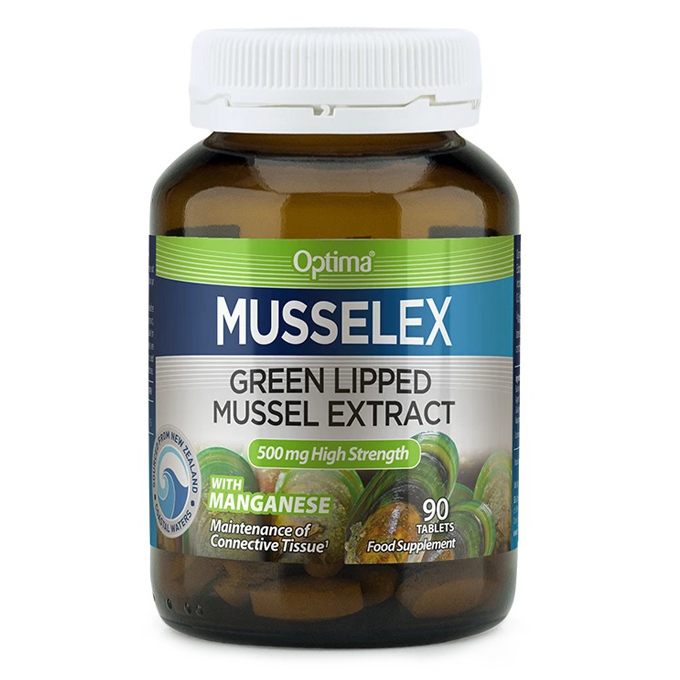 Musselex Green Lipped Mussel Extract 500mg 90 Tabs